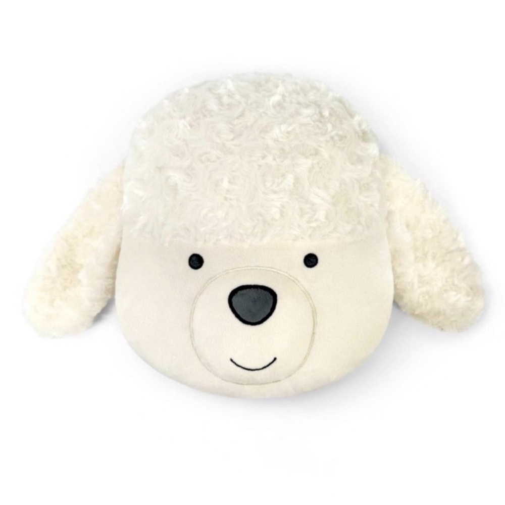 New! Poodle Pillow with adorable face & attached ears Target Bullseye Playground